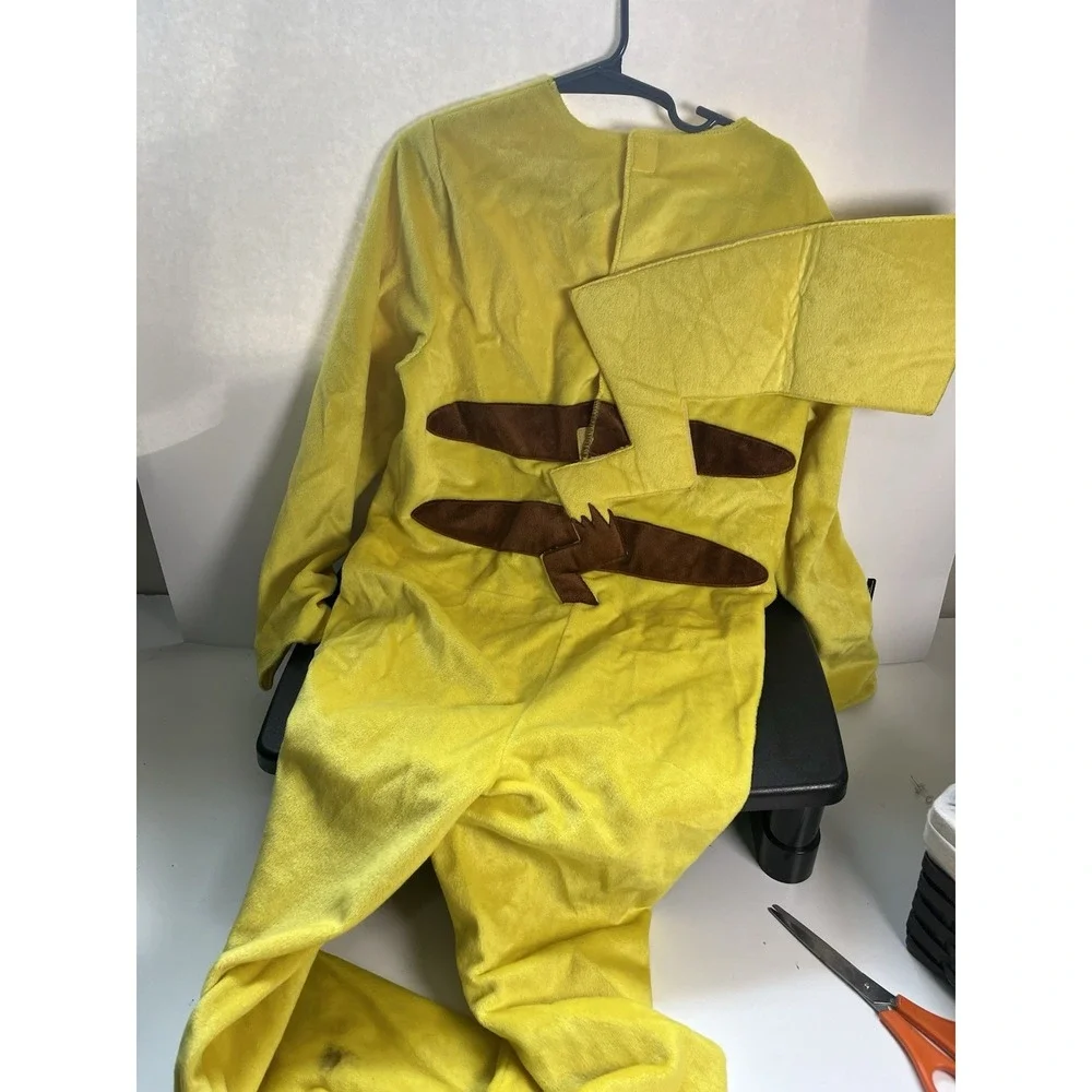 Pikachu Pokémon Kids Costume Size M 7/8 Disguise Licensed NO‎ MASK Pre-Owned